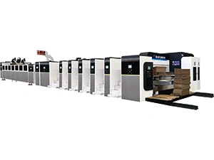 Servo Printer Flexo Folder Gluer, Fixed Type