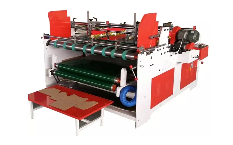 Semi-Automatic Folder Gluer for Crash-Lock Bottom Box